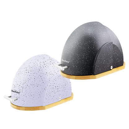 HausRoland Roll-Top Bread Box - White