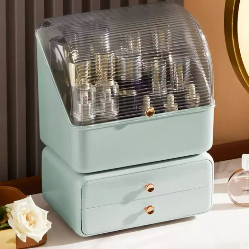 Makeup Organizer Stand Holder Box, Drawer Type Dresser Shelf, Multifunctional Cosmetic Organizer