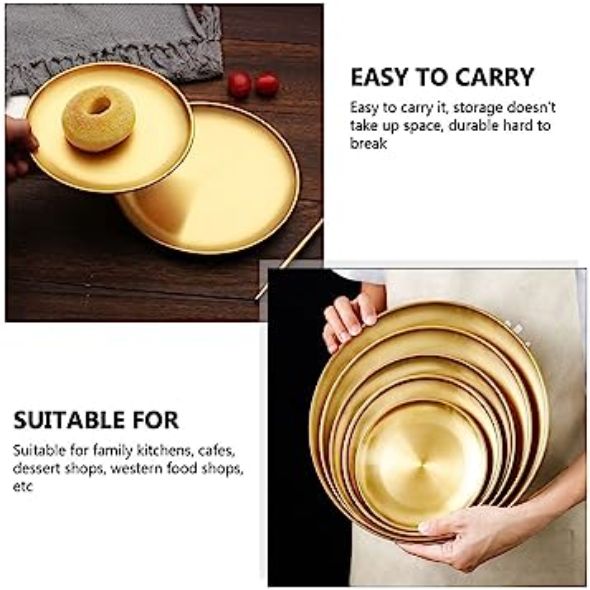 Gold Plated Stainless Steel Plate