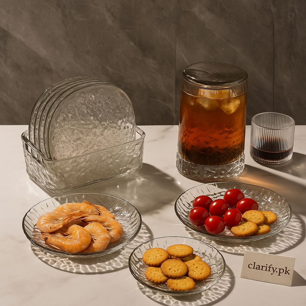 8-Piece Plastic Bone Plates – Small Snack & Dining Dishes