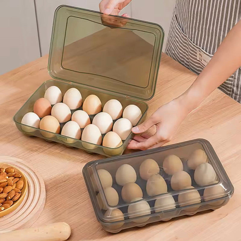 New 15 Grids Egg Storage Box
