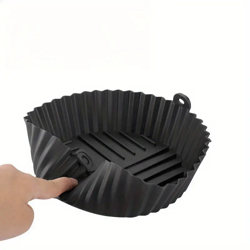 REUSABLE SILICONE AIR FRYER PAN