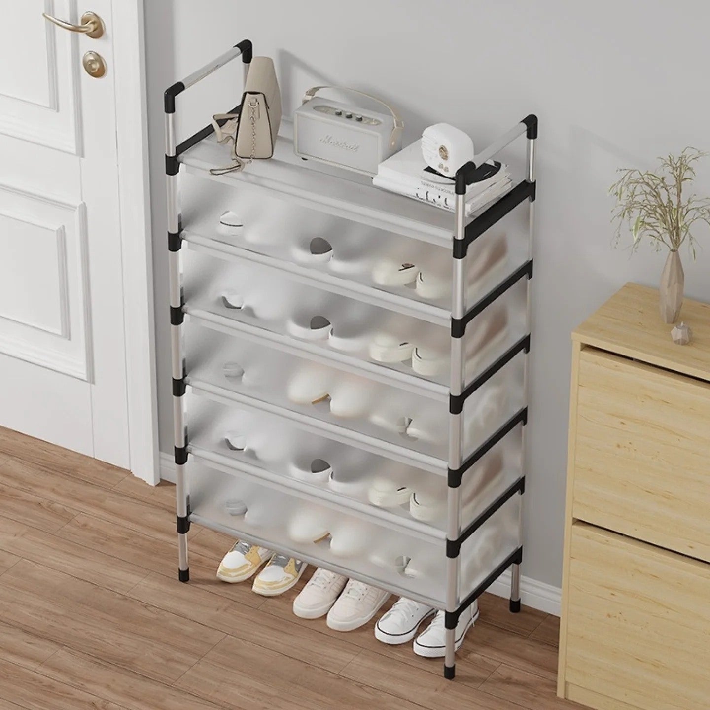 Dustproof Multilayer Shoe Rack