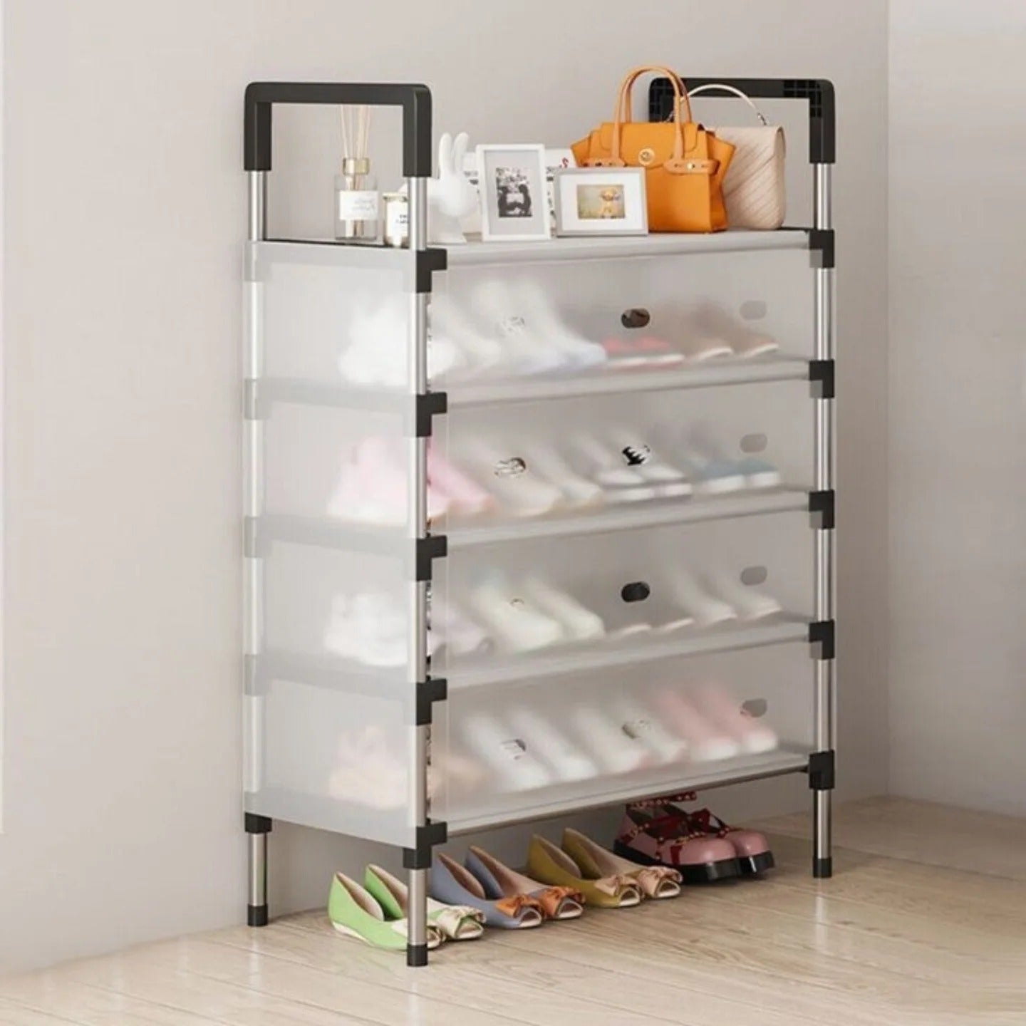 Dustproof Multilayer Shoe Rack