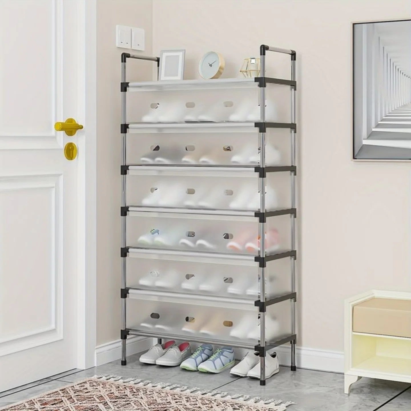 Dustproof Multilayer Shoe Rack