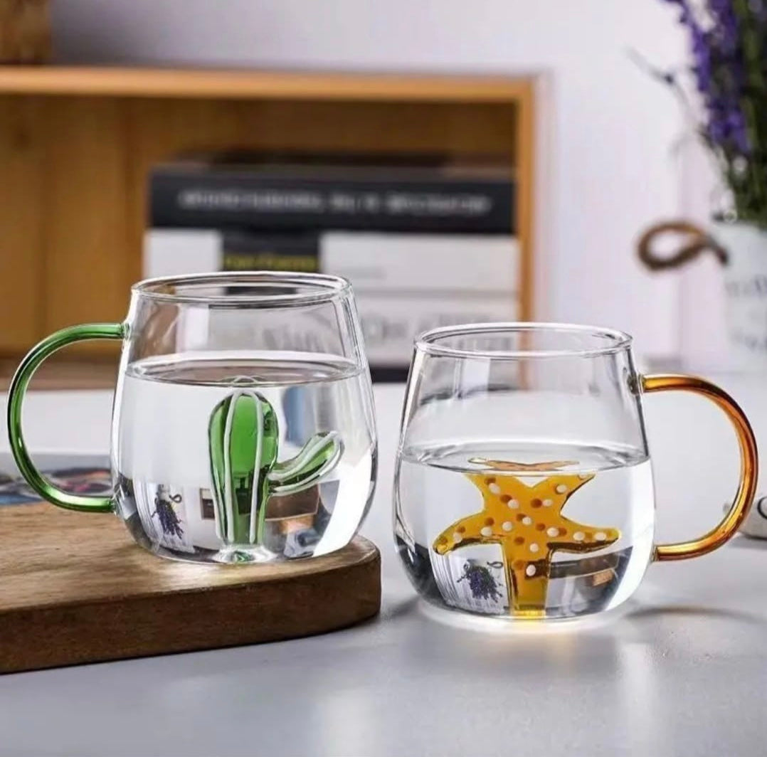 Creative 3D Glass Water Mug