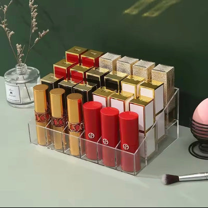 24 Grids Plastic Lipstick Organizer