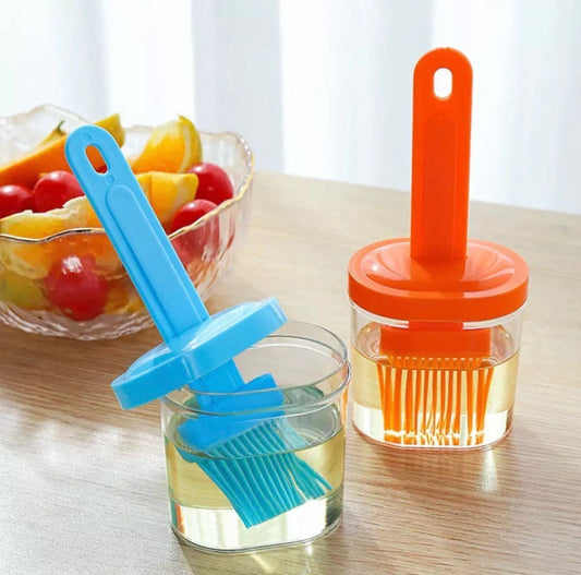 Silicone Oil Brush with Bottle