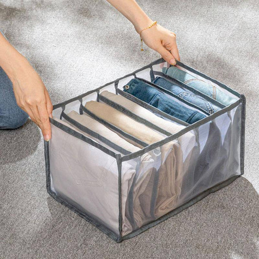 7 Grid Pants and Garments Organizer Storage Box