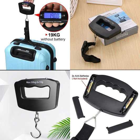50kg Travel Luggage Scale Portable Handheld