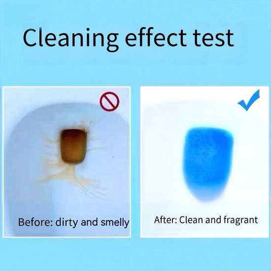 Imported Toilet Bowl Cleaner Tablets Premium card packaging
