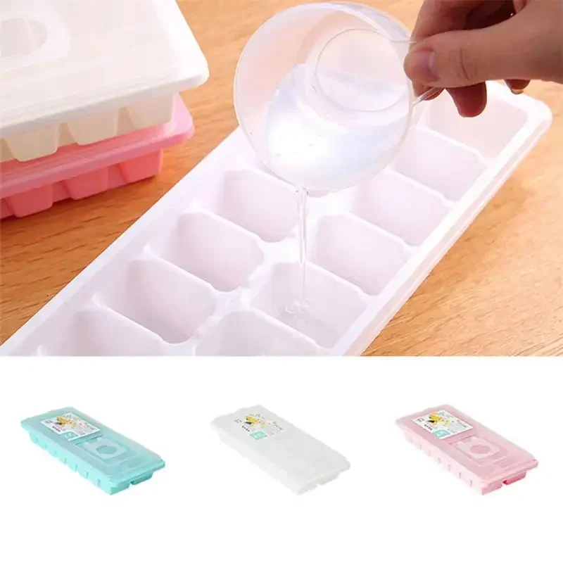 Non-Stick Ice Cube Tray with Lid – Plastic Mold for Ice, Jelly & Drinks | Buy Online in Pakistan