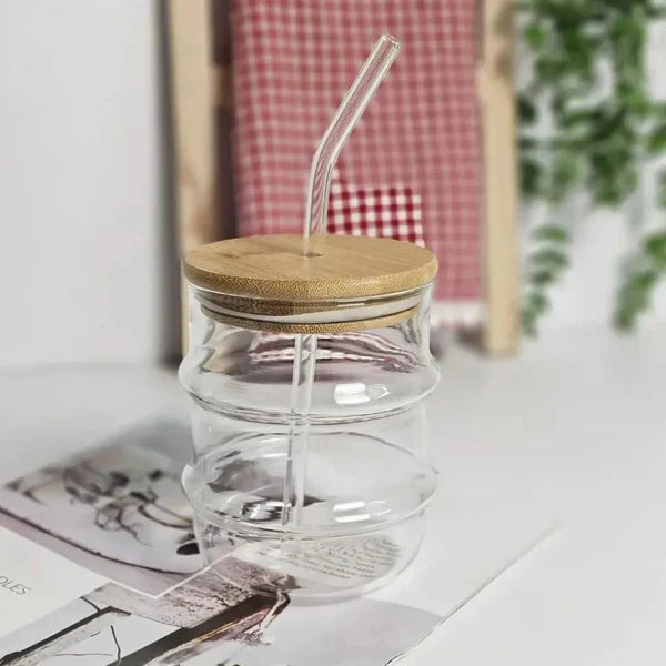 Ice Tea Mug With Straw & Lid