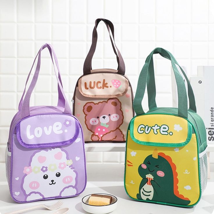 Cute Insulated Lunch Bag