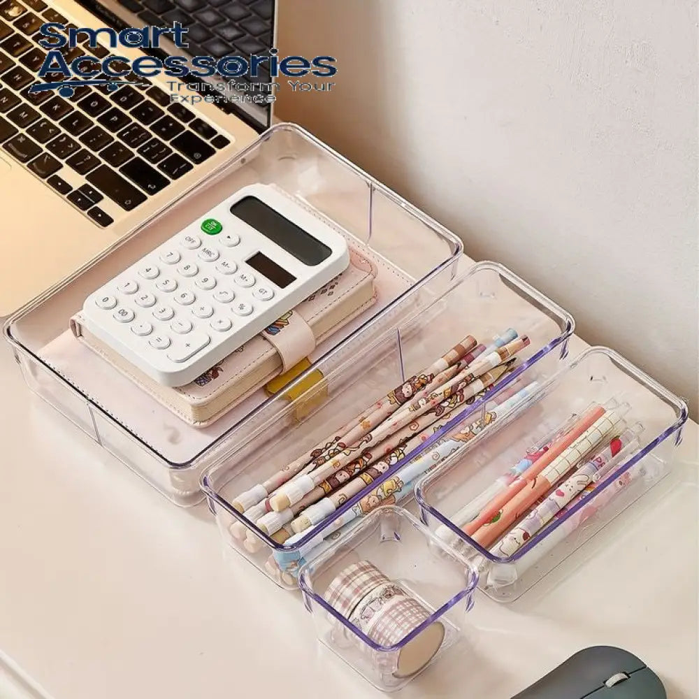 4Pcs Drawer Storage Organizer