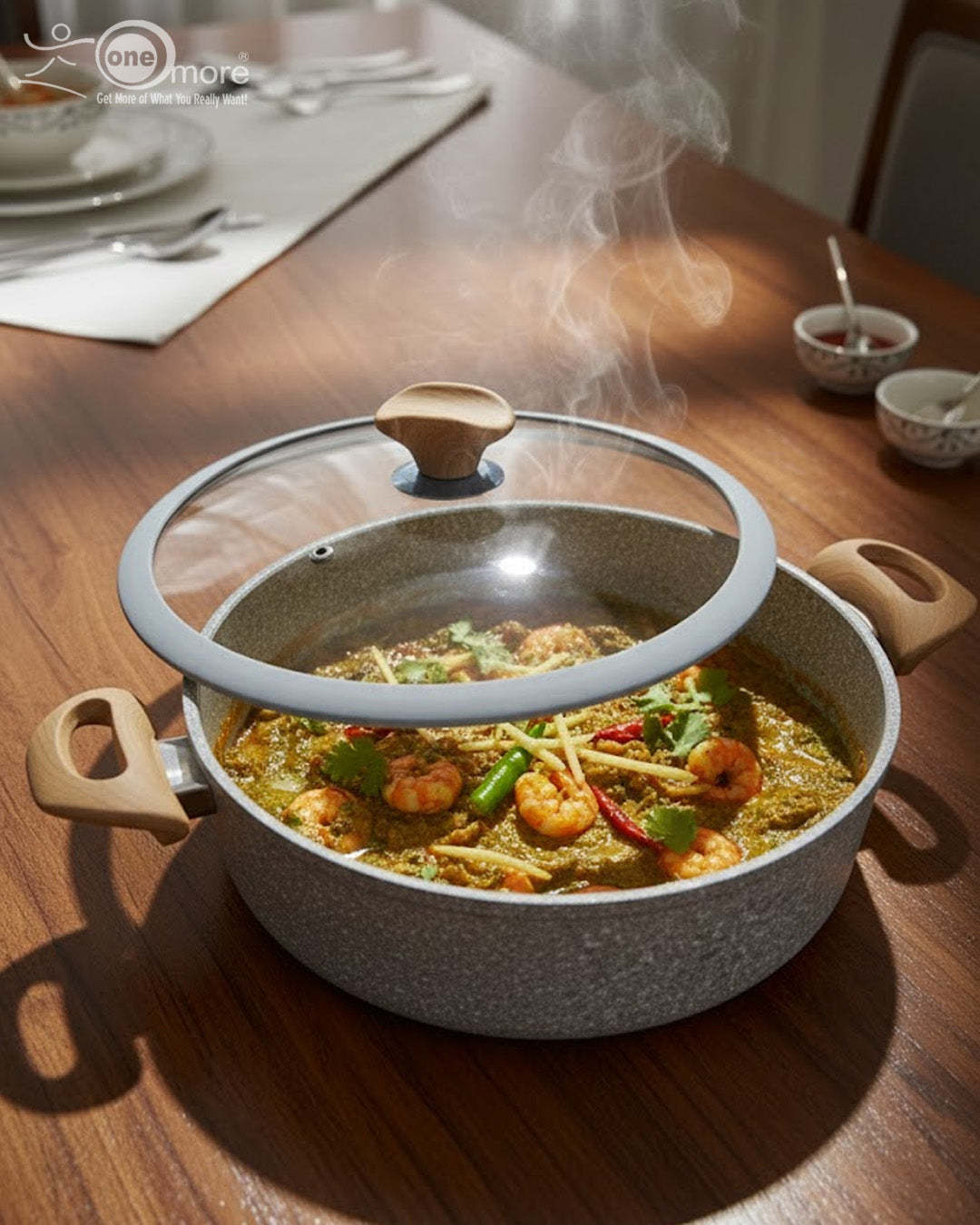 Falez 9-Piece Premium Granite Cookware Set – Ceramic Coated Non-Stick Pots & Pans | Made in Turkey