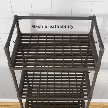 5-Tier Multipurpose Storage Rack – Adjustable Stackable Organizer Shelf for Kitchen, Bathroom & Home Use