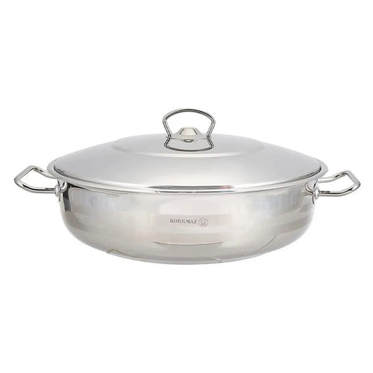 Korkmaz Mega Extra Low Casserole 32x9 cm / 7.5 l.