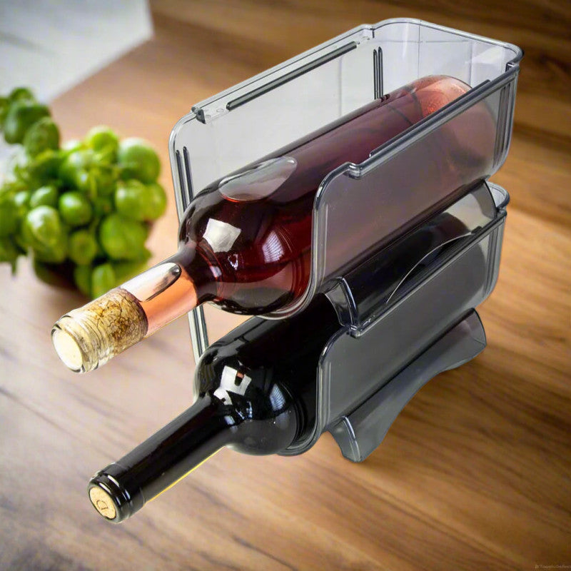 Limon FridgeMate Stackable Bottle Holder – Space-Saving Fridge & Kitchen Organizer (2128) | Adornia.pk