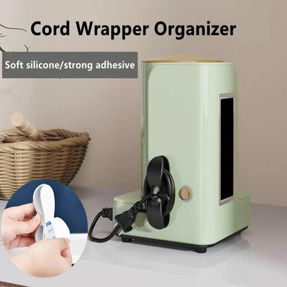 منظم أسلاك السيليكون مع شريط مزدوج الوجه