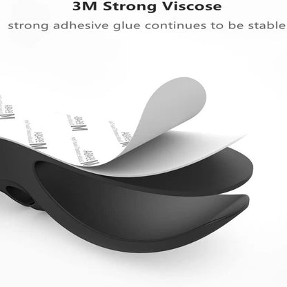 منظم أسلاك السيليكون مع شريط مزدوج الوجه