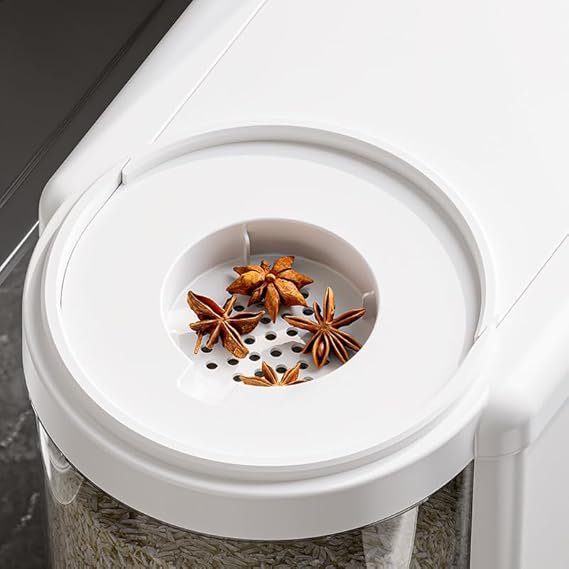 Premium Rice Container with Measuring Cup