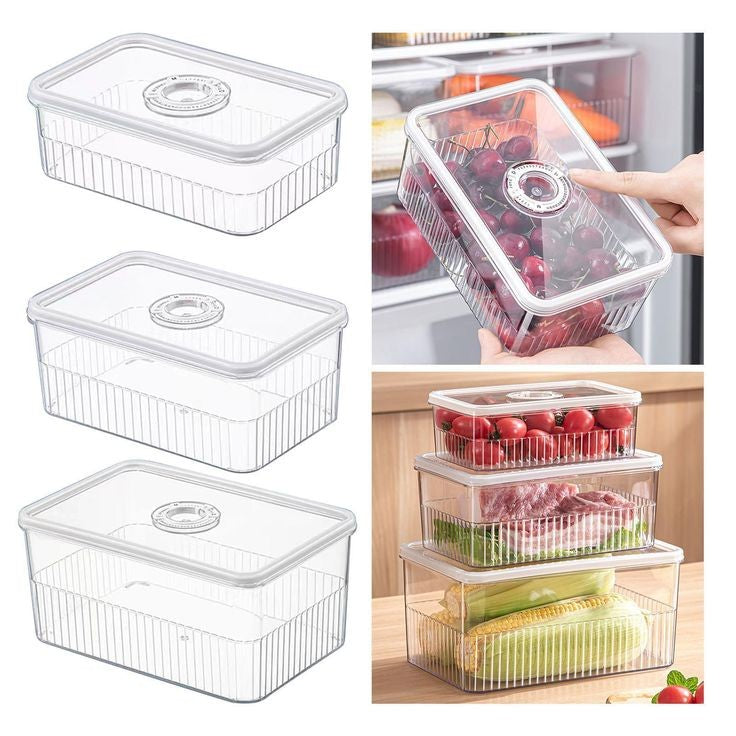 Acrylic Airtight Fridge Storage Box