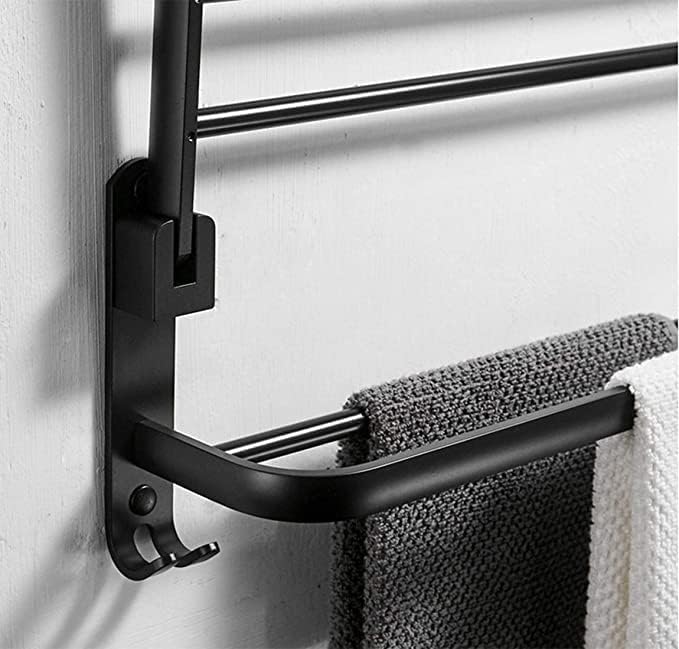 Towel Storage Wall Mounted Foldable Towel Holder