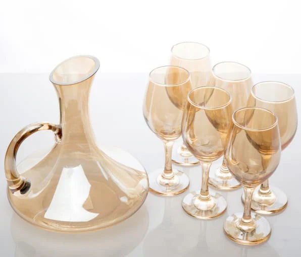 European Style Glass Decanter Set