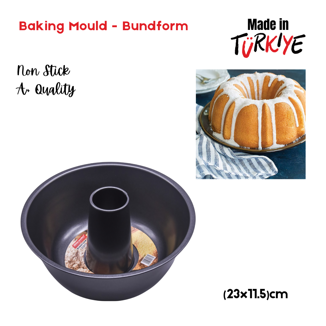 Baking Mould- Aluminium Non Stick Tray Mold- BundForm/ Kulfi Cake Mold- Kitchen Jewellery