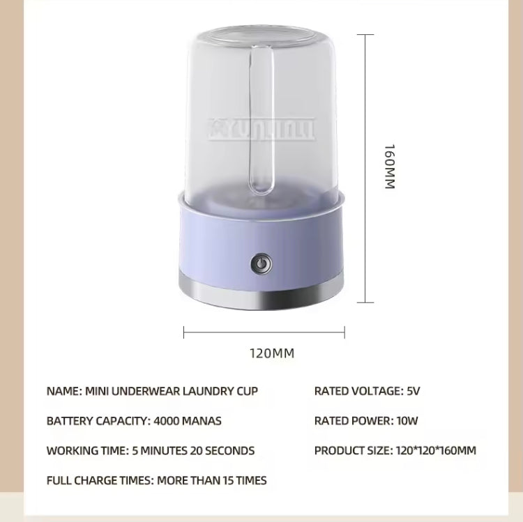 Portable Wireless Mini Washing Machine Compact Laundry Washer