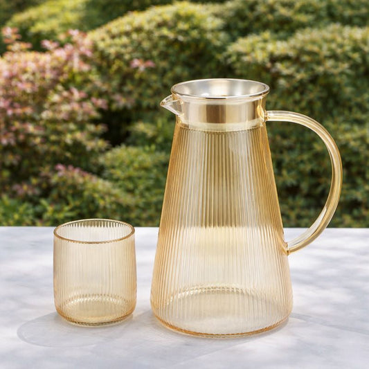 Beverage Set – 7Pcs Glass Jug & Tumblers