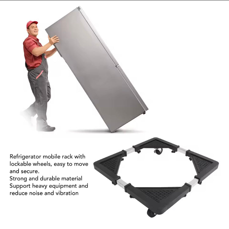 Adjustable Moveable Washing Machine Refrigerator Base