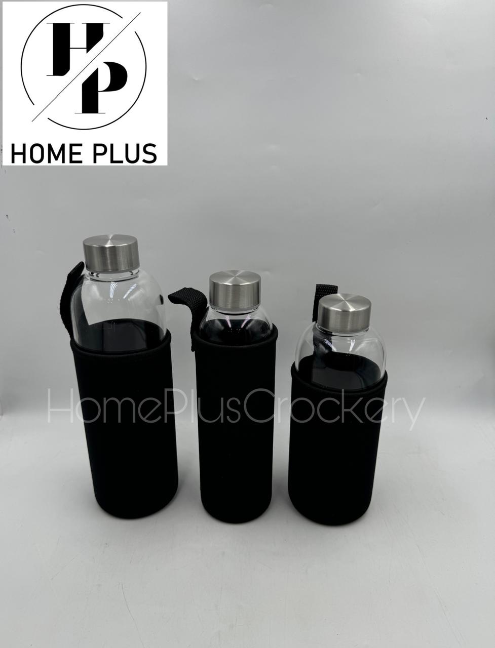 Glass Bottle with Cover