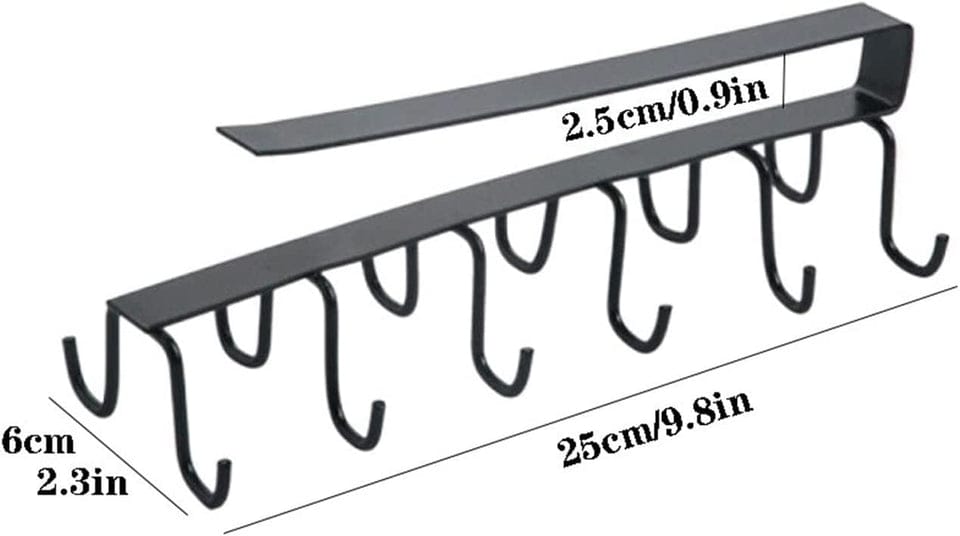 Wall Mounted Mutifunctional Mugs Spoons Holder