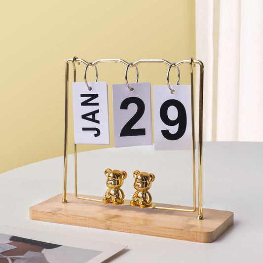 Metal Calender for Home Decoration