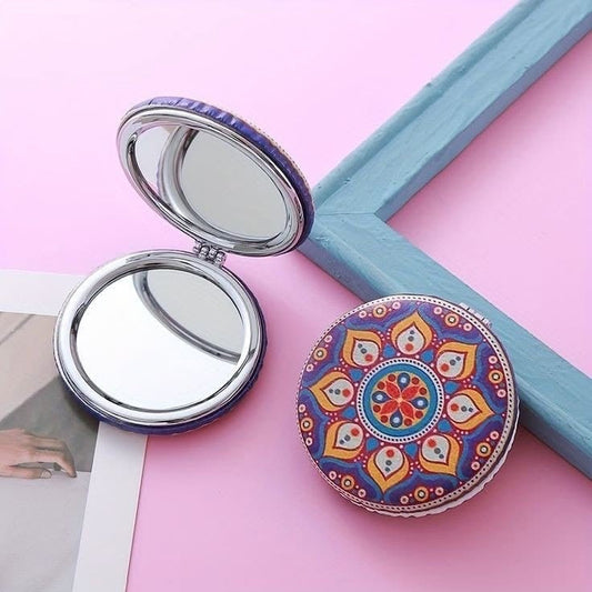 Foldable Double Sided Vintage Pocket Mirror
