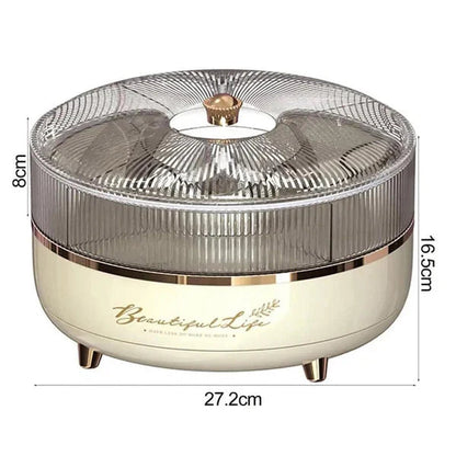 حاوية تخزين الفواكه المجففة ذات طبقتين