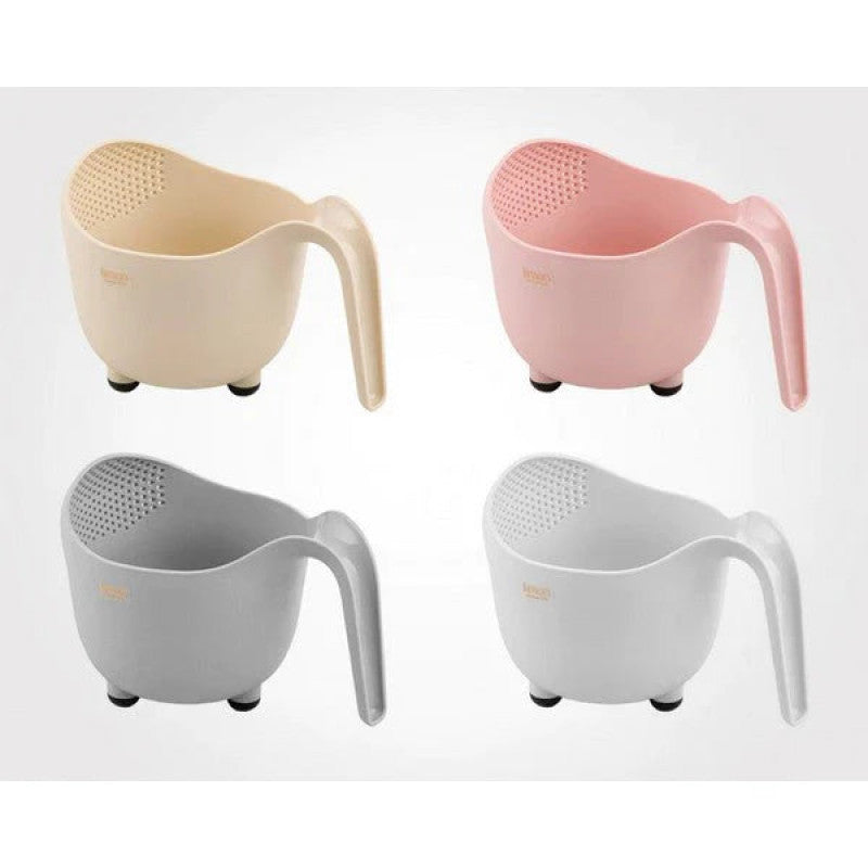 Limon 3-Piece Fruits & Vegetables Wash Bowl Set with Drainer – Multi-Purpose Kitchen Colander (3035) | Adornia.pk