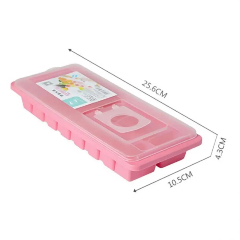Non-Stick Ice Cube Tray with Lid – Plastic Mold for Ice, Jelly & Drinks | Buy Online in Pakistan