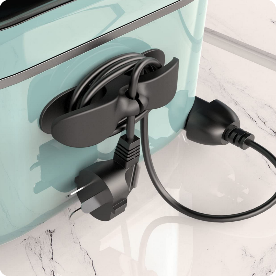 Kitchen appliance cord organizer holder for coffee maker and air fryer cables