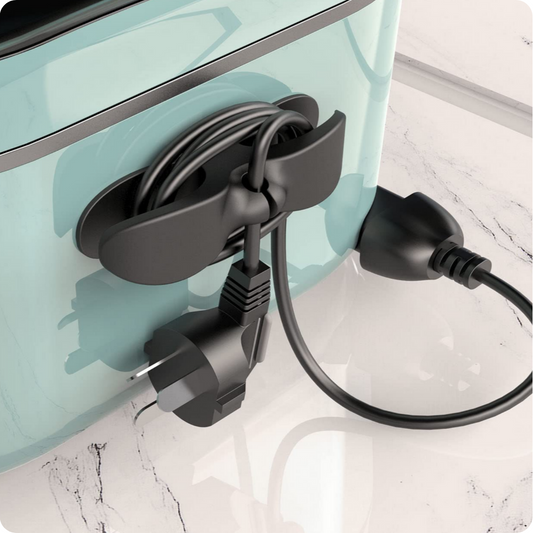 Kitchen appliance cord organizer holder for coffee maker and air fryer cables