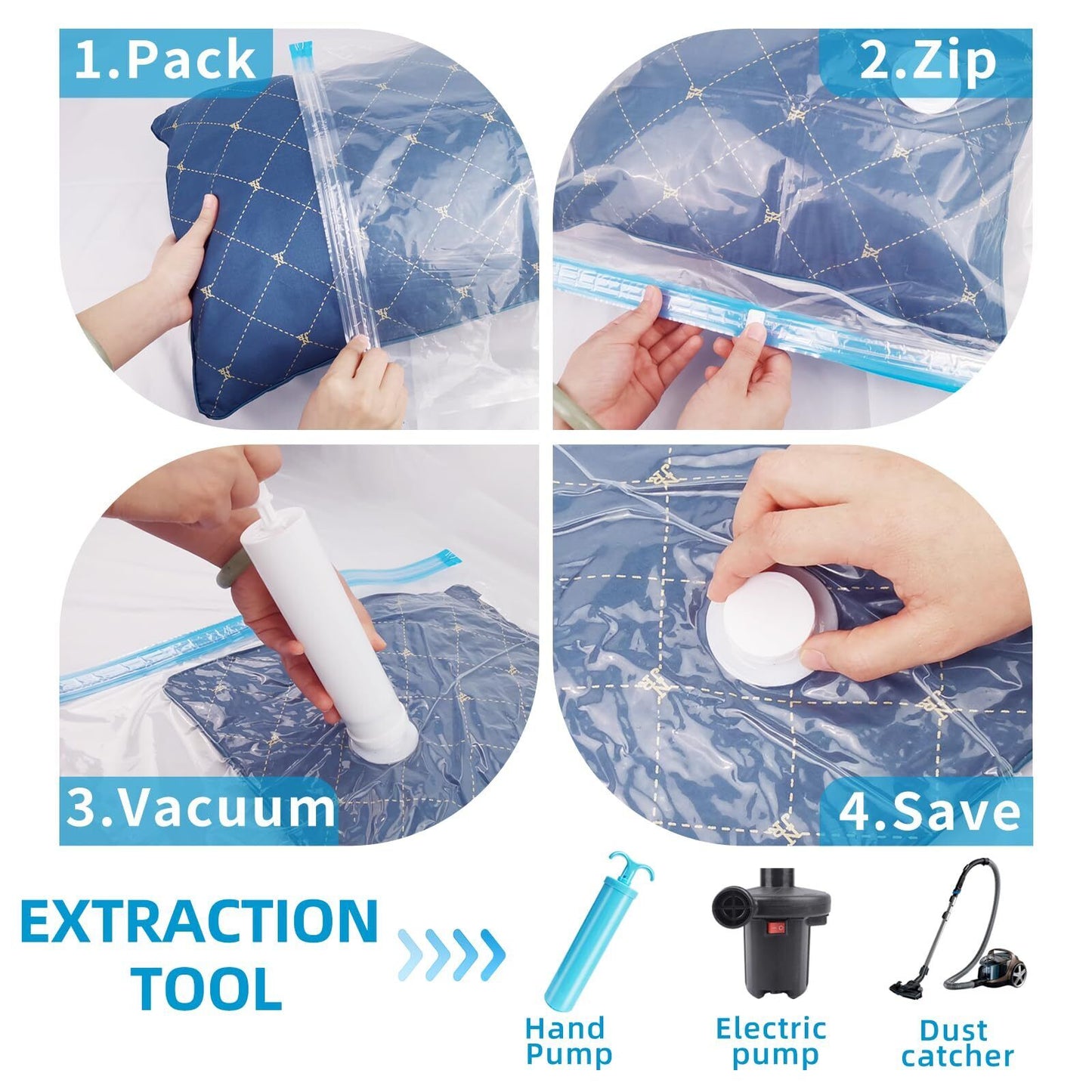 Space Saver Vacuum Storage Bag With Pump