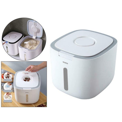 Ecoco Moist Proof Premium Rice Box – Airtight Kitchen Storage Container | Adornia.pk