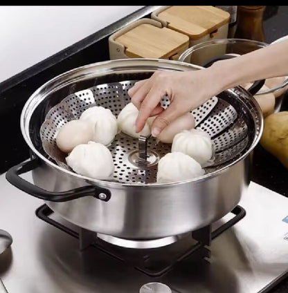 Foldable Stainless Steel Food Steamer
