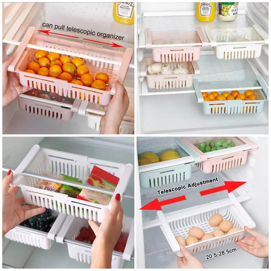 Adjustable Fridge Basket for Household