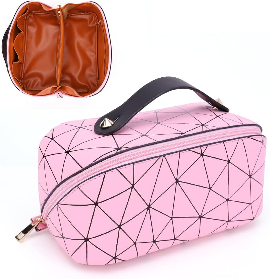 Diamond PU Travel Cosmetic Pouch