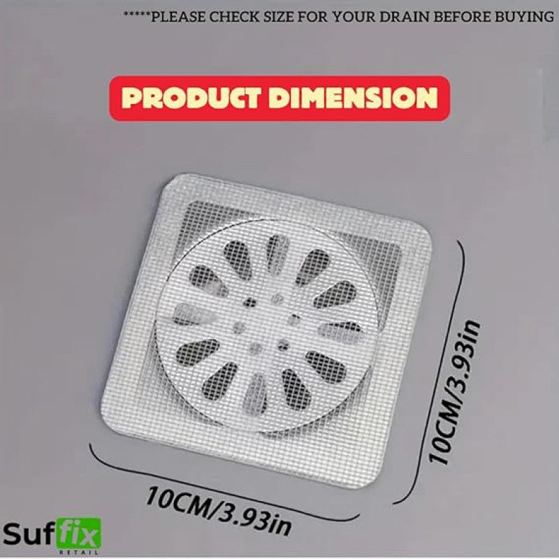 Drain Mesh Cover 10CM – Hair Catcher & Bathroom Drain Filter | Adornia.pk