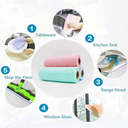 Reusable kitchen Tissue Roll (50 sheets)
