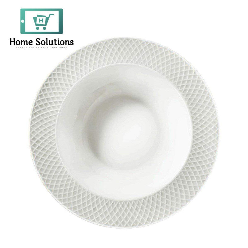 Wilmax  England JULIA 9-Inch Deep Plate Set – Set of 6